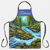 魔法の荒野の泡立つ小川 エプロン (正面)
