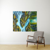 魔法の荒野の泡立つ小川 タペストリー (インサイチュ(横))