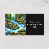 魔法の荒野の泡立つ小川 名刺 (正面)