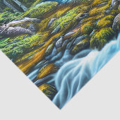 魔法の荒野の泡立つ小川 薄葉紙 (詳細)