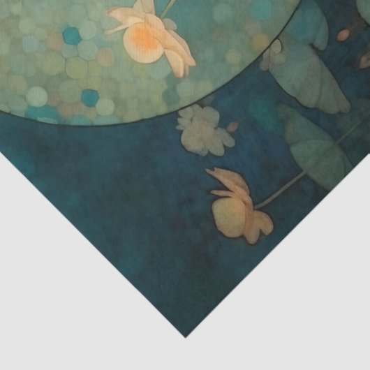 魔法の蓮の園のデコパージュに魅了された女性 薄葉紙 (詳細)