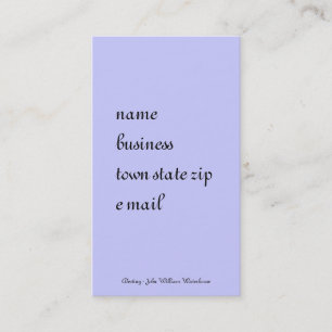 魔法の薬からの運命 名刺