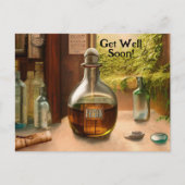 魔法の薬がまもなく良くなる ポストカード (正面)