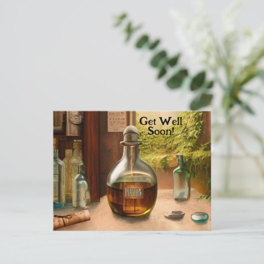 魔法の薬がまもなく良くなる ポストカード (スタンド正面)