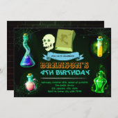 魔法の薬パーティー招待状 招待状 (正面/裏面)