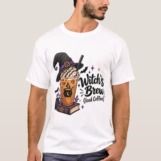 魔法の薬(アイスコーヒー) Tシャツ (正面)