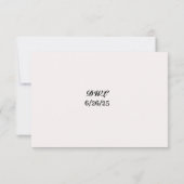 魔法の蘭　出欠確認カード 出欠カード (裏面)