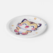 魔法の虎の赤ちゃんシャワー ペーパープレート (アングル)