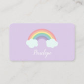 魔法の虹と雲の社会的呼びかけ 名刺 (正面)