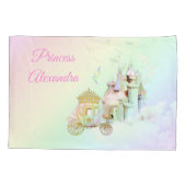 魔法の虹のプリンセスの城キャリッジ 枕カバー (裏面)