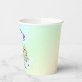 魔法の虹のプリンセス城馬車ユニコーン 紙コップ (左)