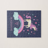 魔法の虹のユニコーン ジグソーパズル (横)