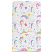 魔法の虹のユニコーン スモールペーパーバッグ (正面)