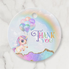 魔法の虹のユニコーン フェイバータグ