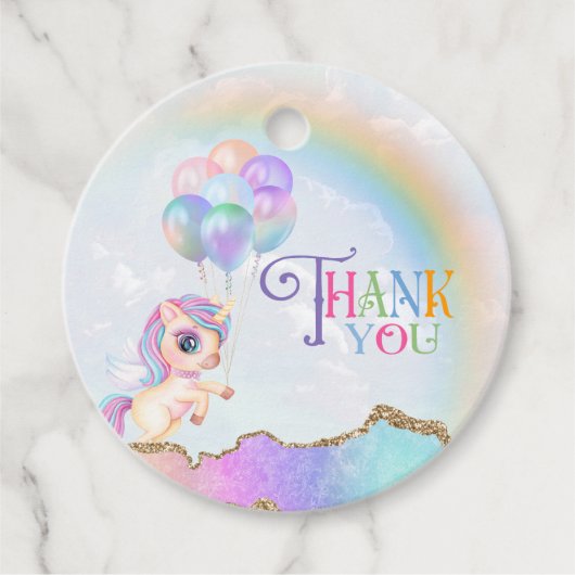 魔法の虹のユニコーン フェイバータグ (正面)