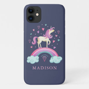 魔法の虹のユニコーン iPhone 11 ケース