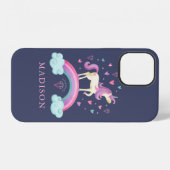 魔法の虹のユニコーン iPhoneケース (裏面横)