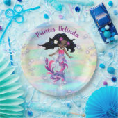 魔法の虹の泡、ユニコーン赤ちゃんシャワー ペーパープレート (パーティー)