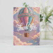 魔法の虹の熱気球 サンキューカード (スタンド正面)