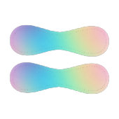 魔法の虹グラデーション 野球ボール (パネル)