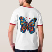 魔法の蝶々が舞うTシャツ Tシャツ (裏面)