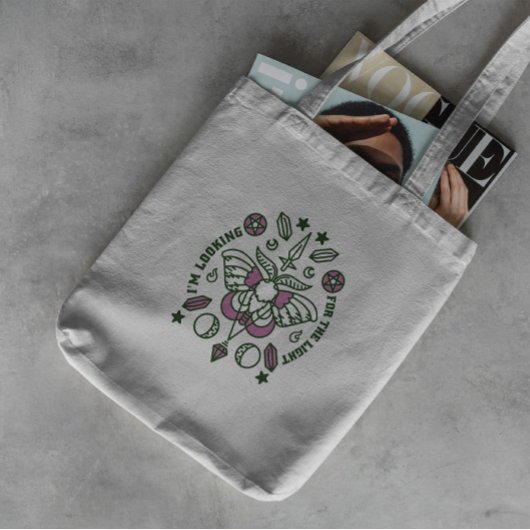 魔法の蝶と結晶 トートバッグ