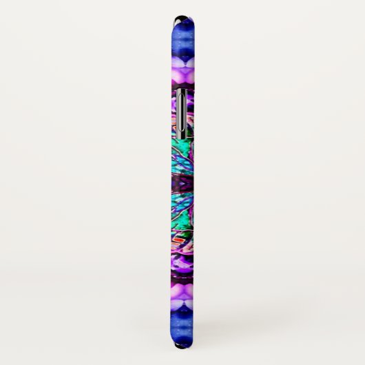 魔法の蝶水彩画の曼荼羅の箱 Case-Mate iPhoneケース (裏面/右)