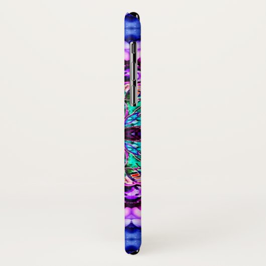 魔法の蝶水彩画の曼荼羅の箱 Case-Mate iPhoneケース (裏面/左)