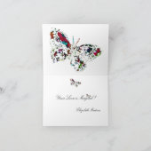 魔法の蝶～カード/招待状 招待状 (内部)