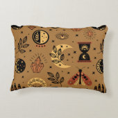 魔法の要素を使ったシームレスな模様 アクセントクッション (裏面)