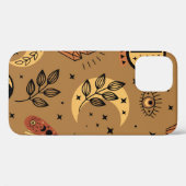 魔法の要素を使ったシームレスな模様 Case-Mate iPhoneケース (裏面 (横))