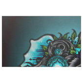 魔法の要素を持つフクロウ。 ファブリック (ファットクウォーター)