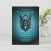 魔法の要素を持つフクロウ。 招待状 (スタンド正面)