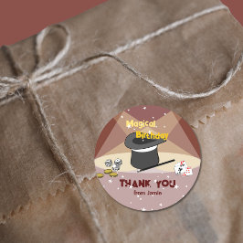 魔法の誕生日お名前から ラウンドシール