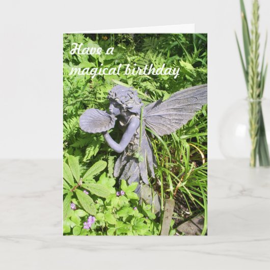 魔法の誕生日を持って下さい カード (正面)