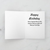 魔法の誕生日を持って下さい カード (内部)