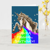 魔法の誕生日を持って! カード (黄色い花)