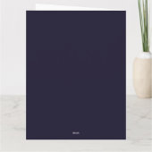 「魔法の誕生日を」輝きと星とともに カード (裏面)