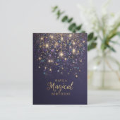 「魔法の誕生日を」輝きと星とともに ポストカード (スタンド正面)