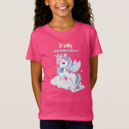 魔法の誕生日パーティーにぴったりの女の子用Tシャツ Tシャツ
