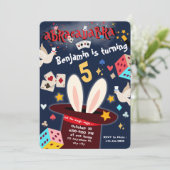 魔法の誕生日パーティーの招待を表示子供へ 招待状 (スタンド正面)