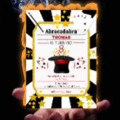 魔法の誕生日パーティーの招待を表示 招待状