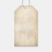 魔法の誕生日フクロウありがとう ギフトタグ (裏面)