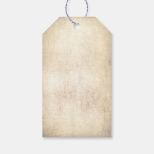 魔法の誕生日フクロウありがとう ギフトタグ (裏面)