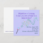 魔法の誕生日招待状 招待状 (正面/裏面)