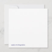 魔法の誕生日招待状 招待状 (裏面)