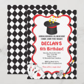 魔法の誕生日招待状、魔法の誕生日招待 招待状 (正面/裏面)