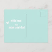 魔法の誕生日 - かわいい子供のユニコーンポストカード ポストカード (裏面)