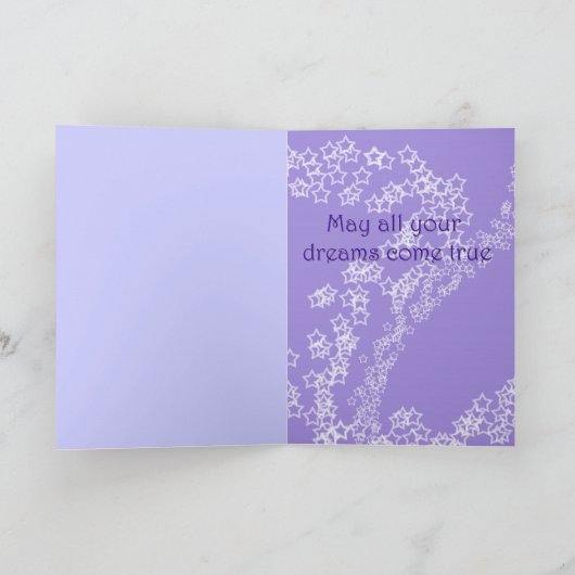 魔法の誕生日 カード (内部)