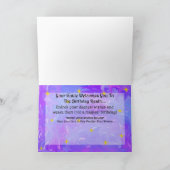 魔法の誕生日 カード (内部)